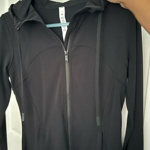 Lululemon hooded mesh black jacket